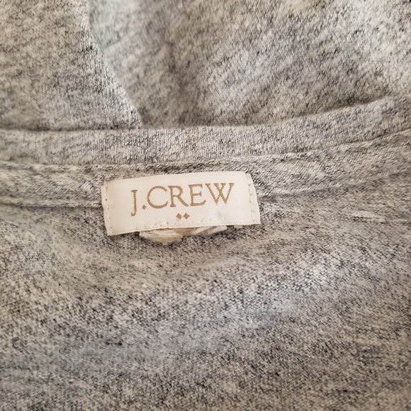 J Crew Factory Beaded T Shirt Grey - Picture 3 of 6